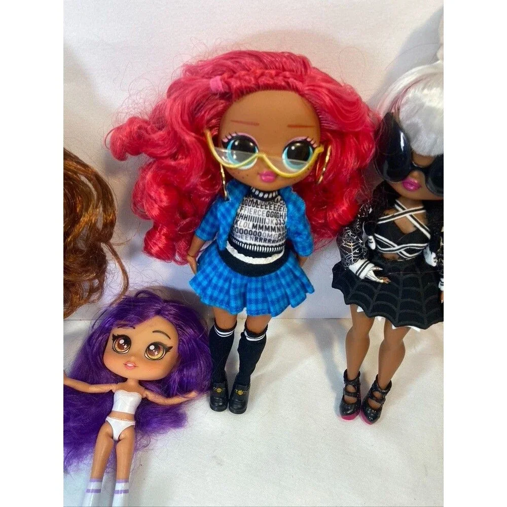 LOL SURPRISE FASHION DOLL LOT OF 4 MULTICOLOR 11 INHES